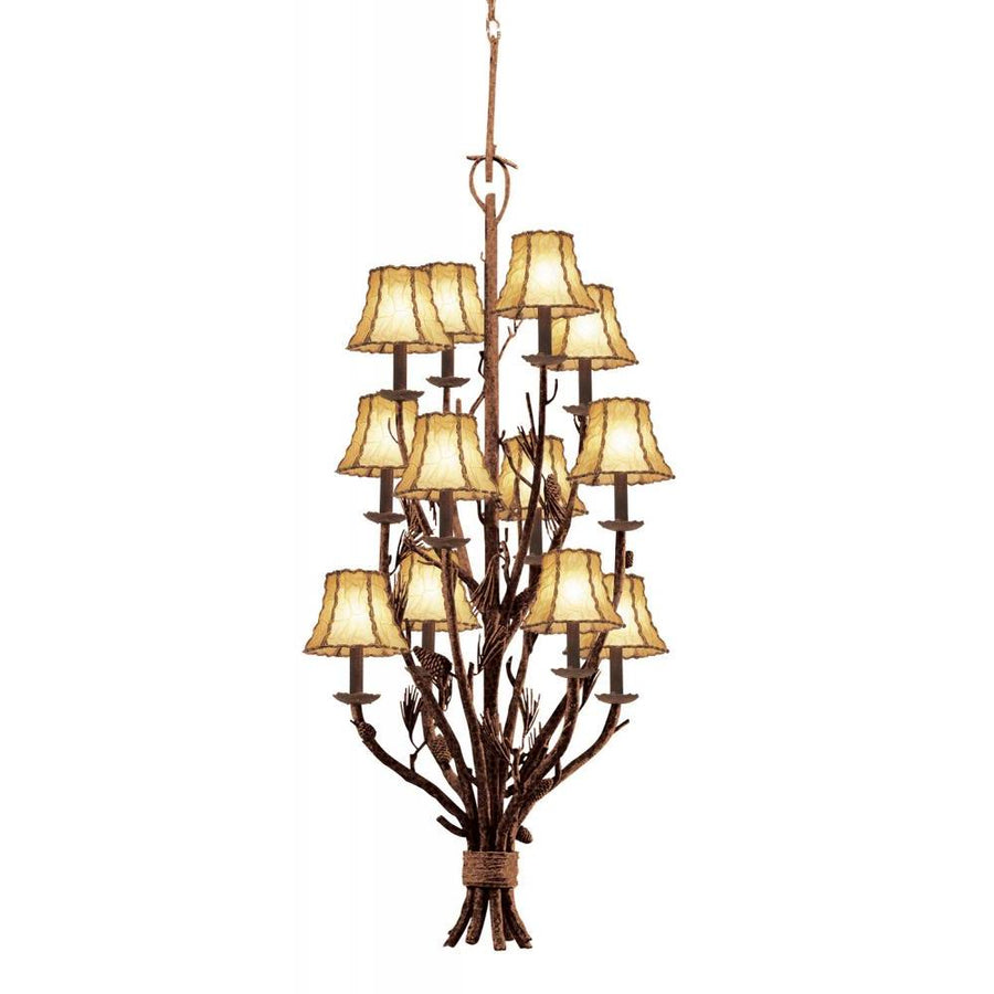 Ponderosa 22 Inch Wall Sconce – Ponderosa – 5033PD/8045