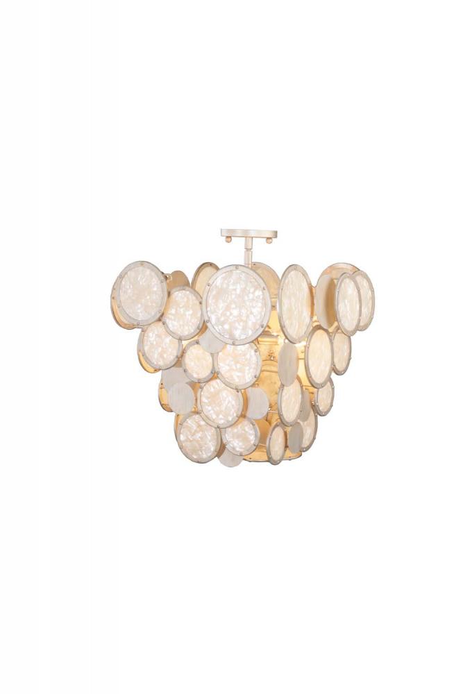 Kalco Lighting CALYPSO 503741CS Pendant Traditional - White