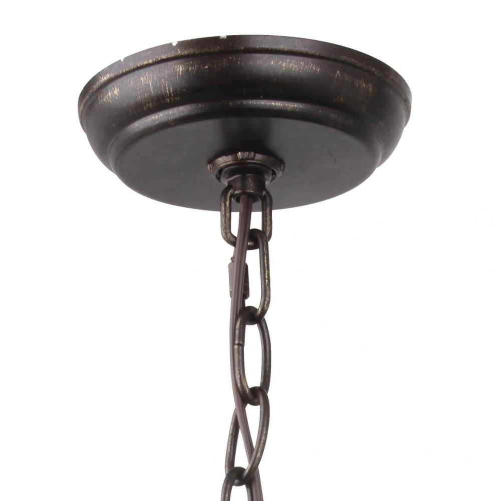 Crystorama BROCHE 504-EB-GA Mini Chandelier Contemporary - English Bronze