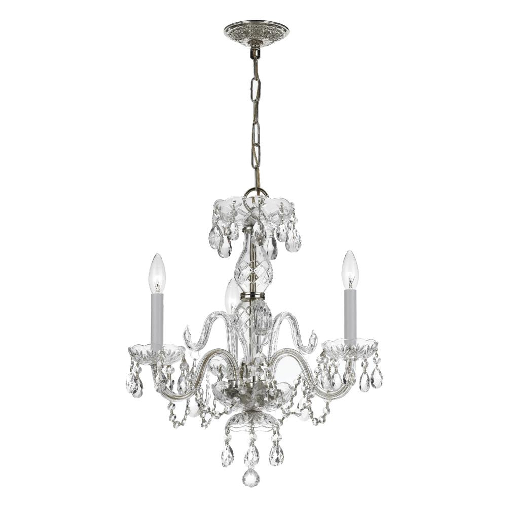 Crystorama TRADITIONAL CRYSTAL 5044-CH-CL-I Mini Chandelier Americana - Polished Chrome