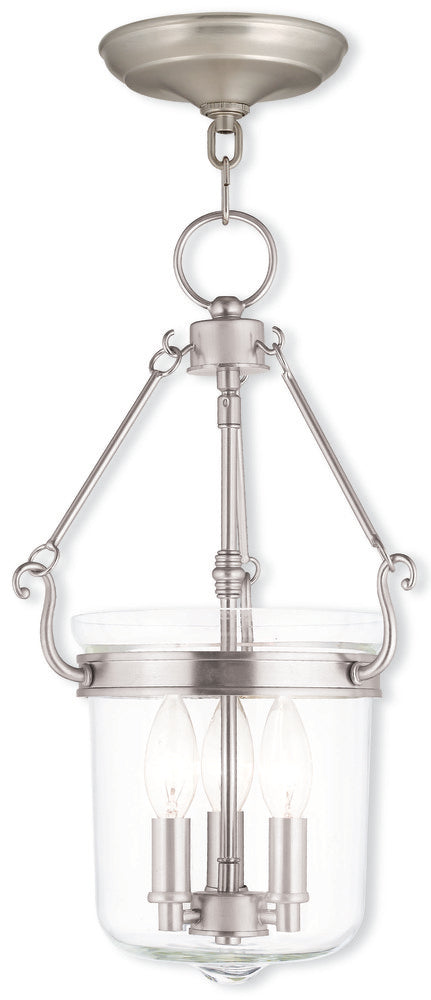 Livex Lighting ROCKFORD 50482-91 Pendant Traditional - Nickel