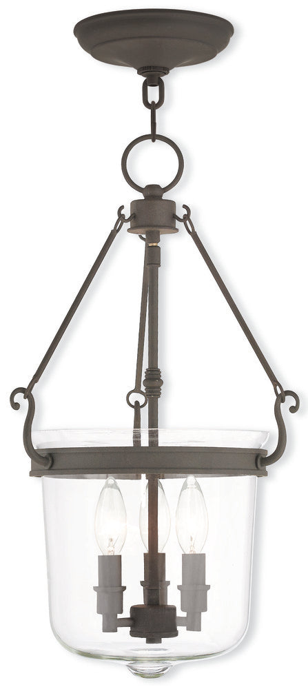 Livex Lighting ROCKFORD 50484-07 Pendant Traditional - Bronze