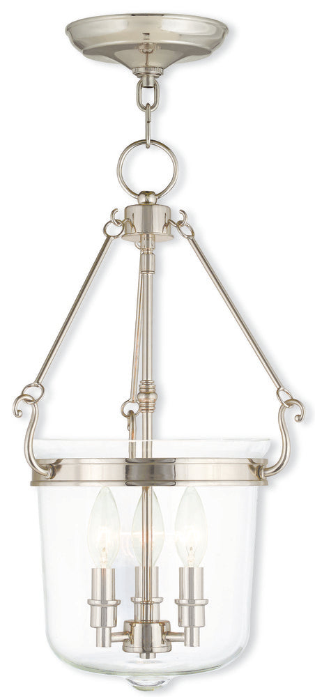 Livex Lighting ROCKFORD 50484-35 Pendant Traditional - Nickel