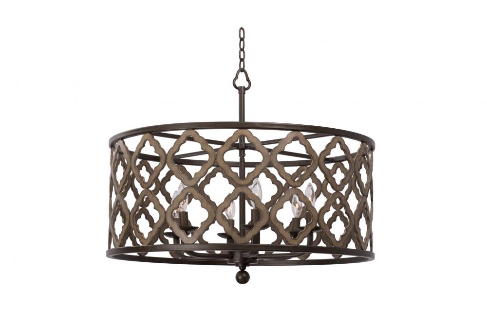 Kalco Lighting WHITTAKER 504852BS Pendant Farm House - Brownstone