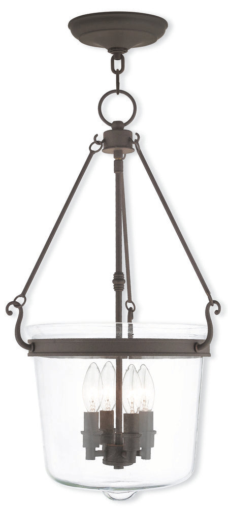 Livex Lighting ROCKFORD 50486-07 Pendant Traditional - Bronze