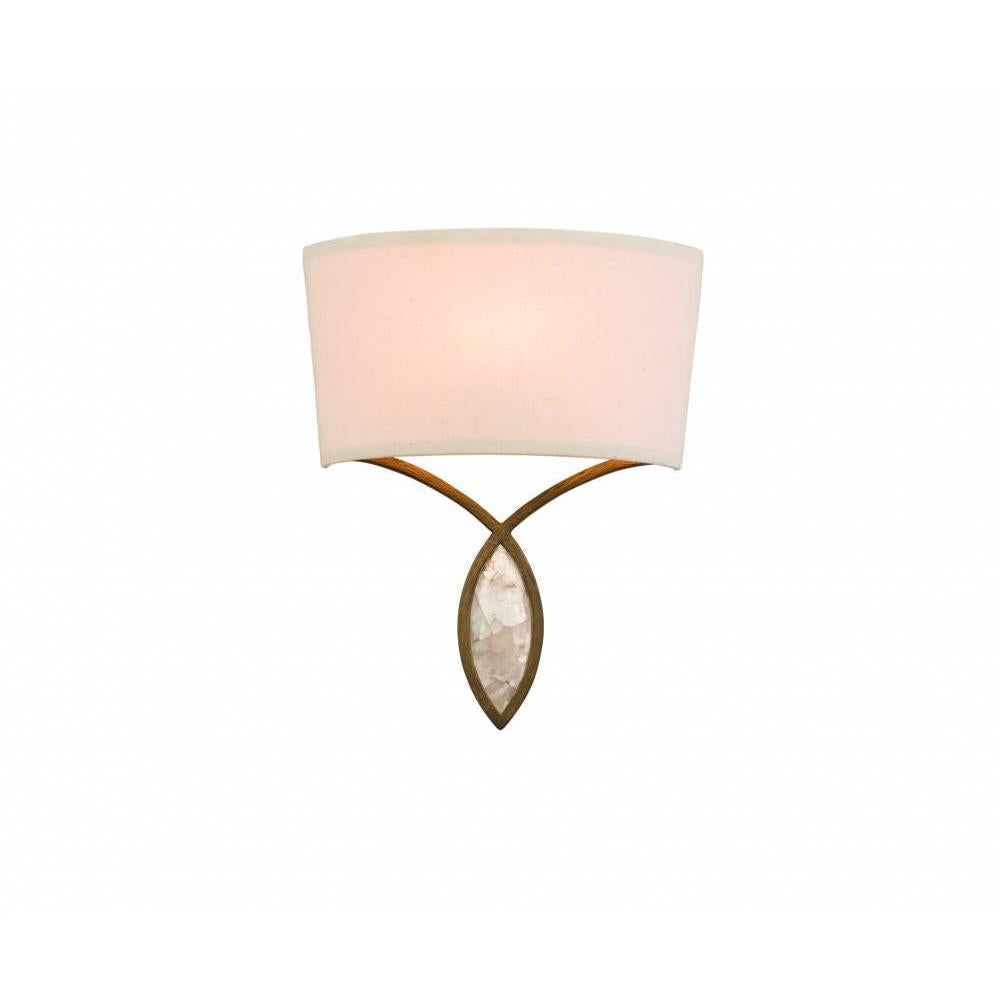 Sayville 10 Inch Wall Sconce – Distressed Gold – 505121DG