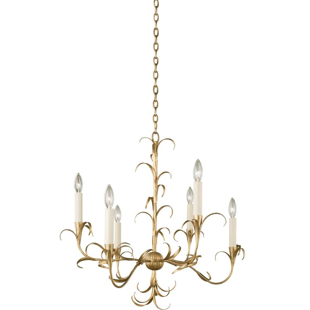 Ainsley 26 Inch Chandelier – Oxidized Gold Leaf – 505471OL