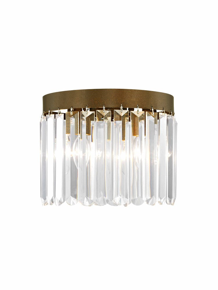 Livex Lighting ASHTON 50552-64 Flush Mount Transitional - Hand Applied Palacial Bronze