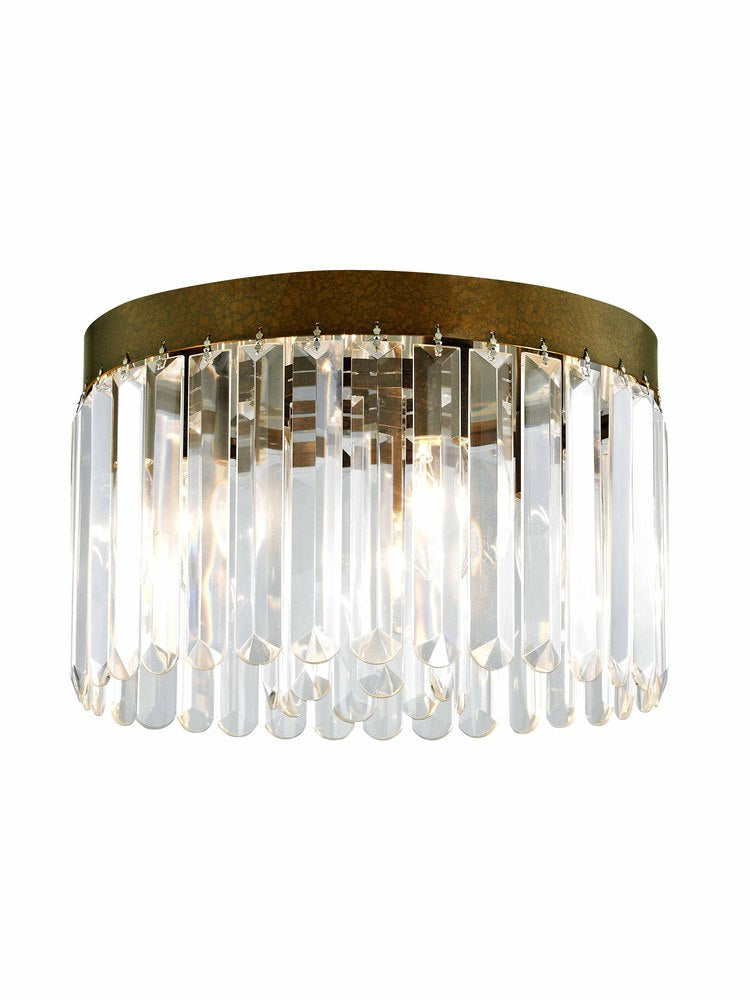 Livex Lighting ASHTON 50553-64 Flush Mount Transitional - Hand Applied Palacial Bronze