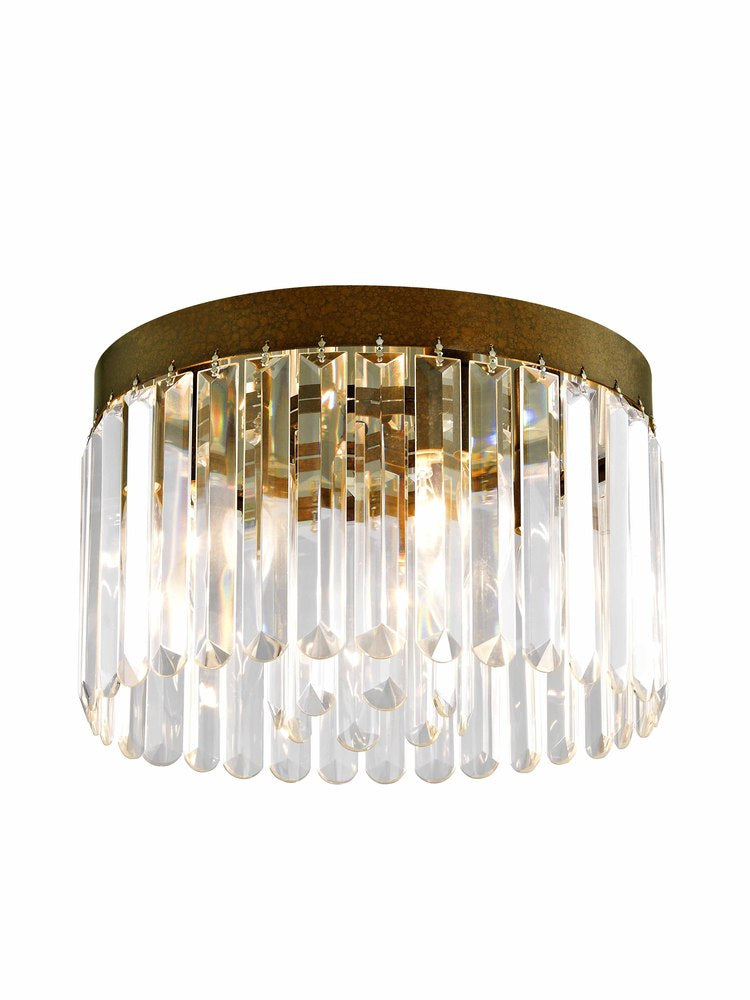 Livex Lighting ASHTON 50553-64 Flush Mount Transitional - Hand Applied Palacial Bronze