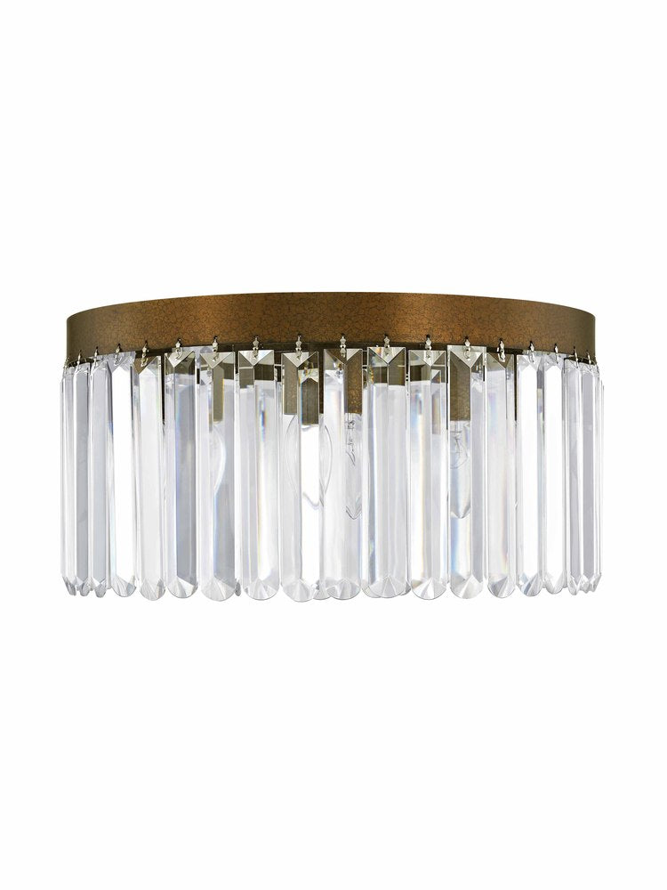 Livex Lighting ASHTON 50554-64 Flush Mount Transitional - Hand Applied Palacial Bronze