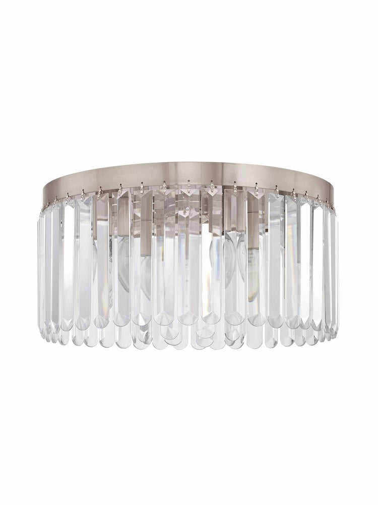 Livex Lighting ASHTON 50554-91 Flush Mount Transitional - Nickel