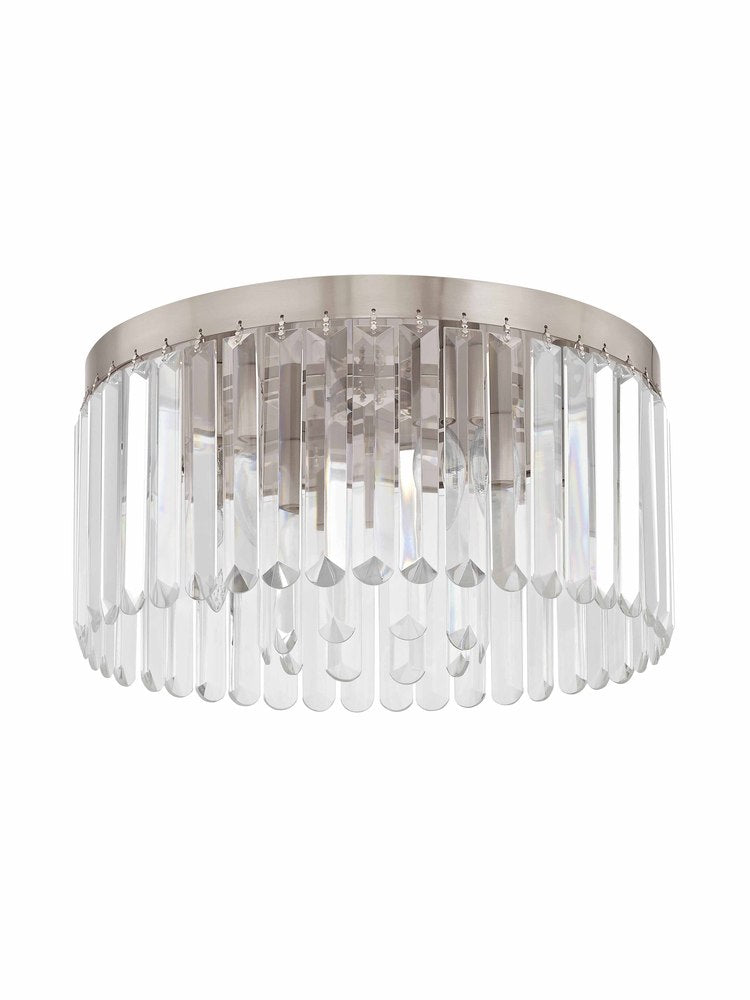 Livex Lighting ASHTON 50554-91 Flush Mount Transitional - Nickel