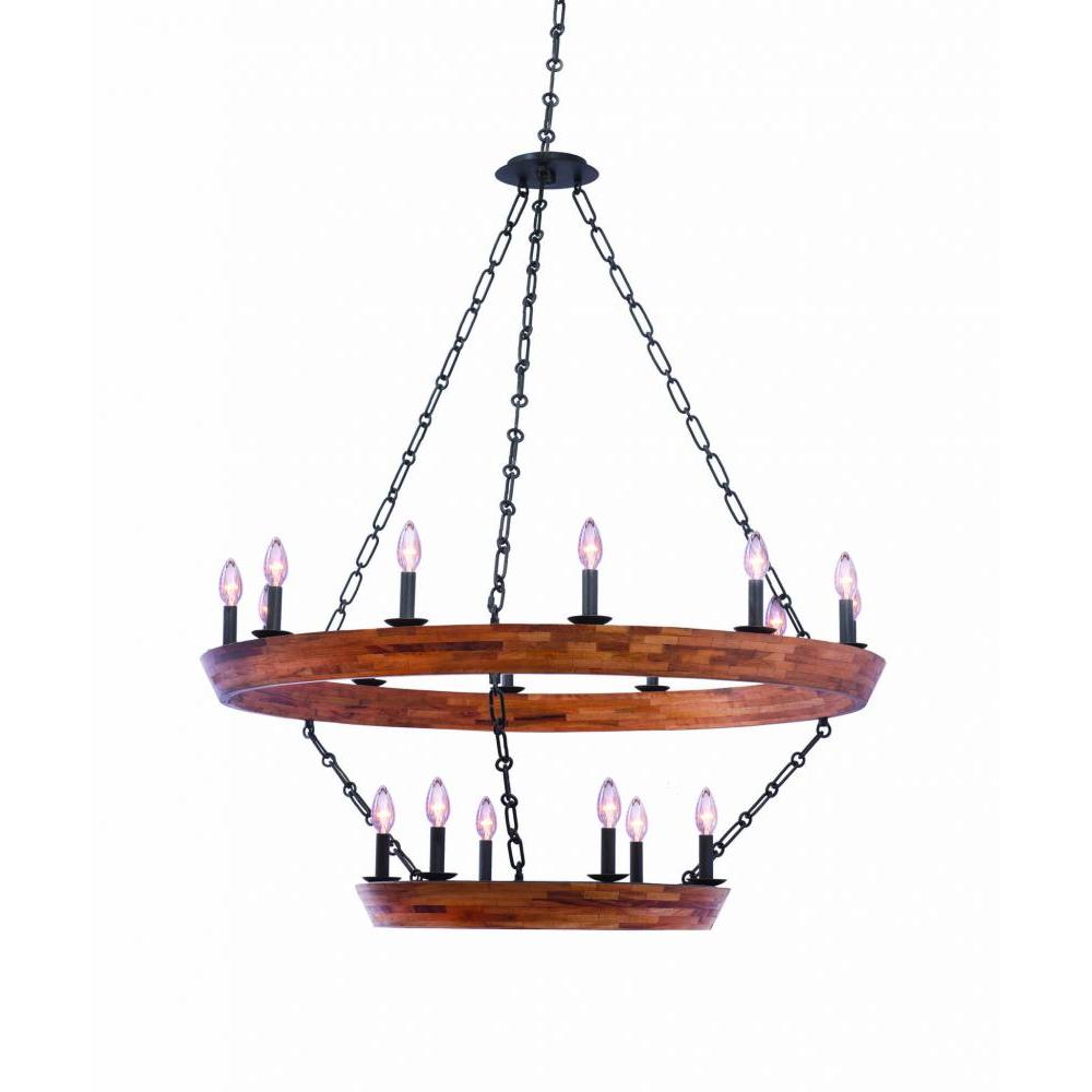 Lansdale (12+6) Light 2 Tier Chandeleir