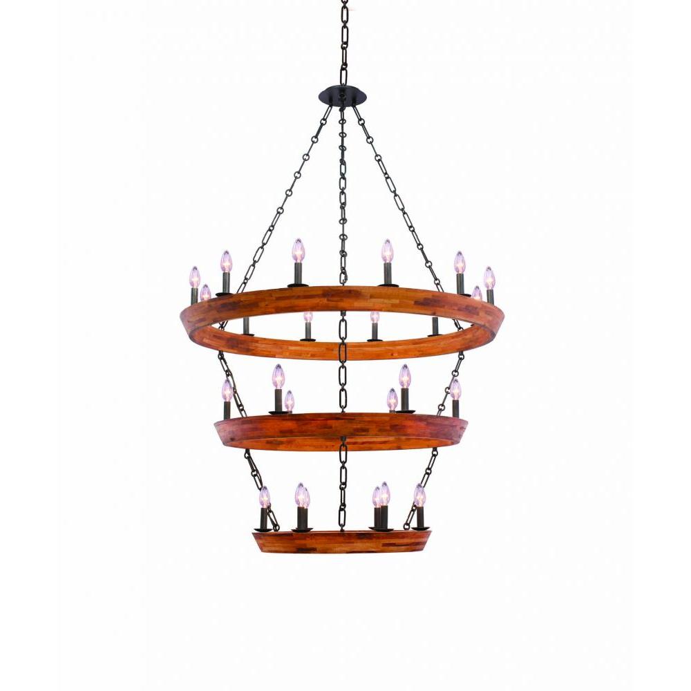 Lansdale (12+6+6) Light 3 Tier Chandelier