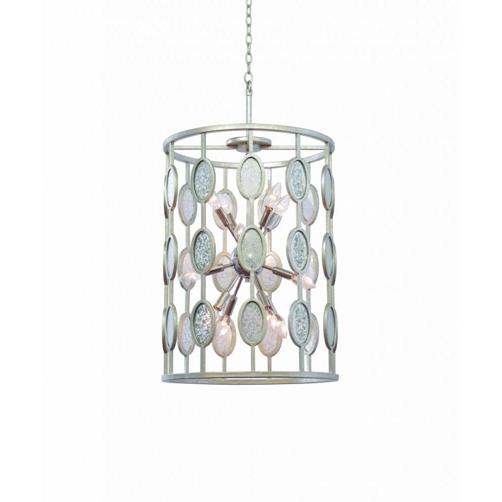 Palomar 19 Inch Wall Sconce – Vintage Silver Leaf – 506152VSL