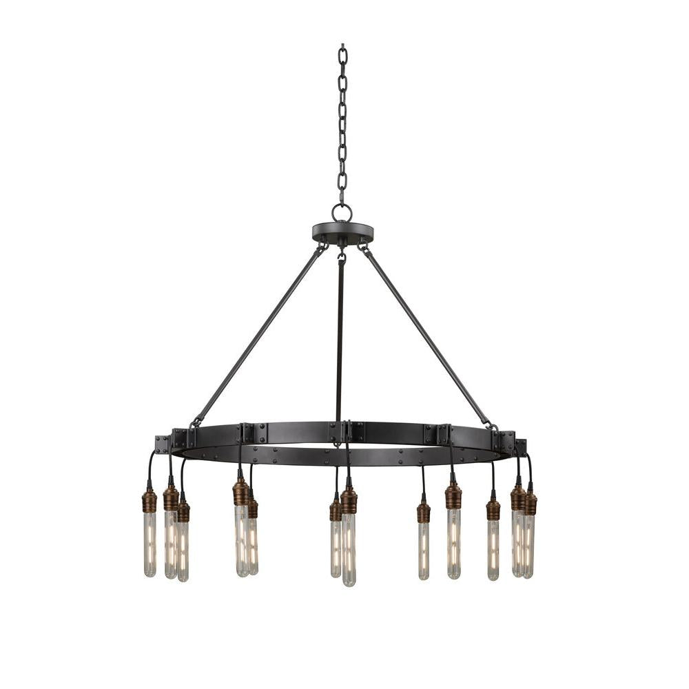 Stuyvesant 36 Inch Chandelier – Matte Gun Metal – 506271MGM