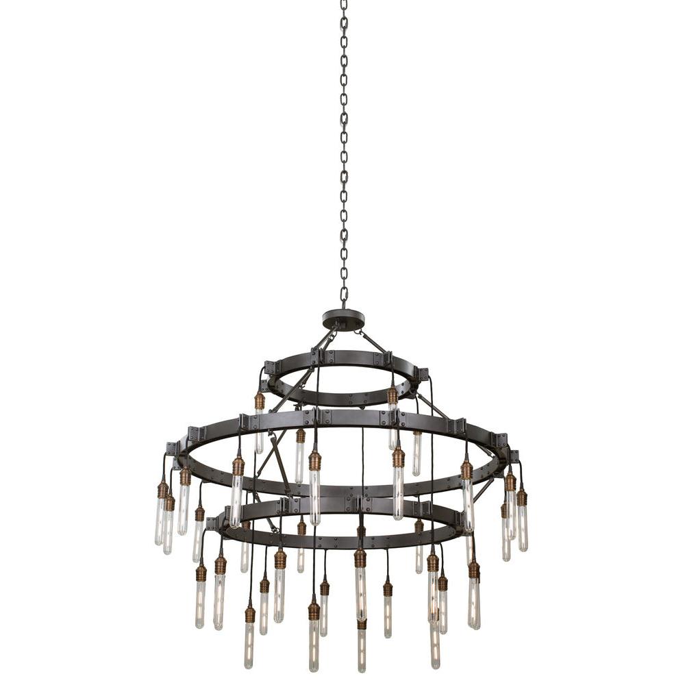 Stuyvesant 48 Inch Chandelier – Matte Gun Metal – 506274MGM