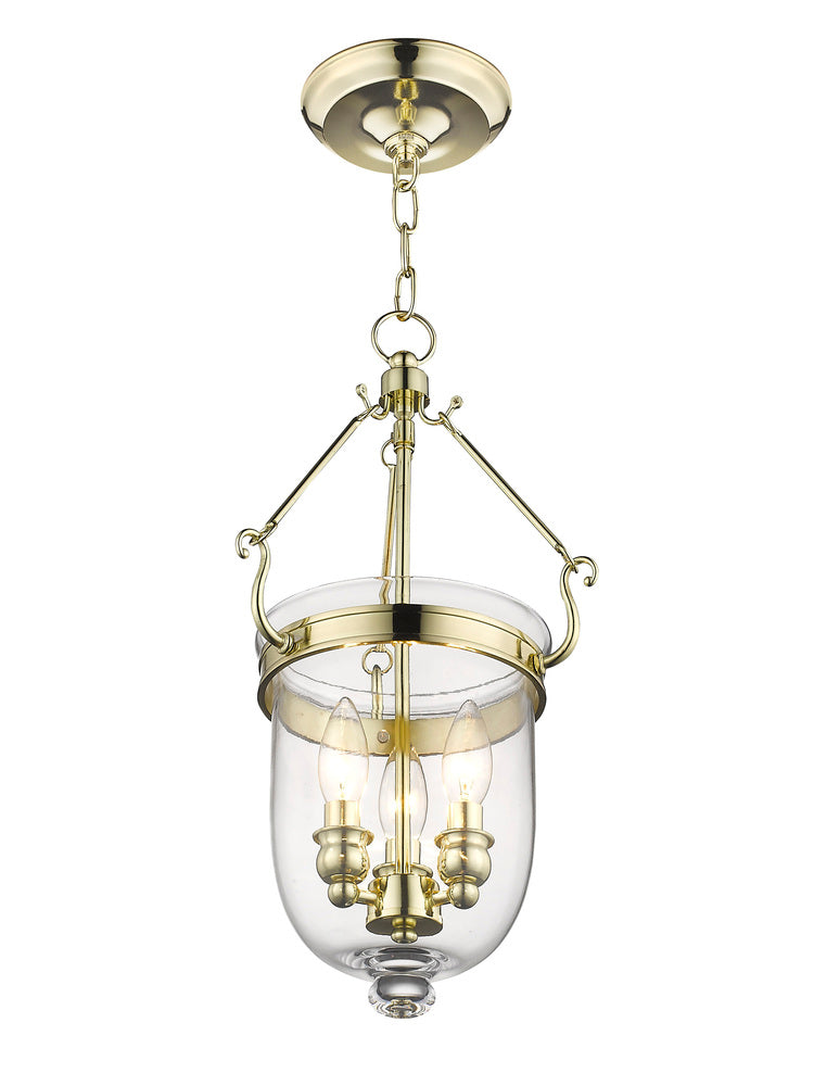 Livex Lighting JEFFERSON 5063-02 Foyer Traditional - Polished Brass