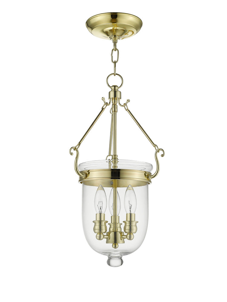 Livex Lighting JEFFERSON 5063-02 Foyer Traditional - Polished Brass