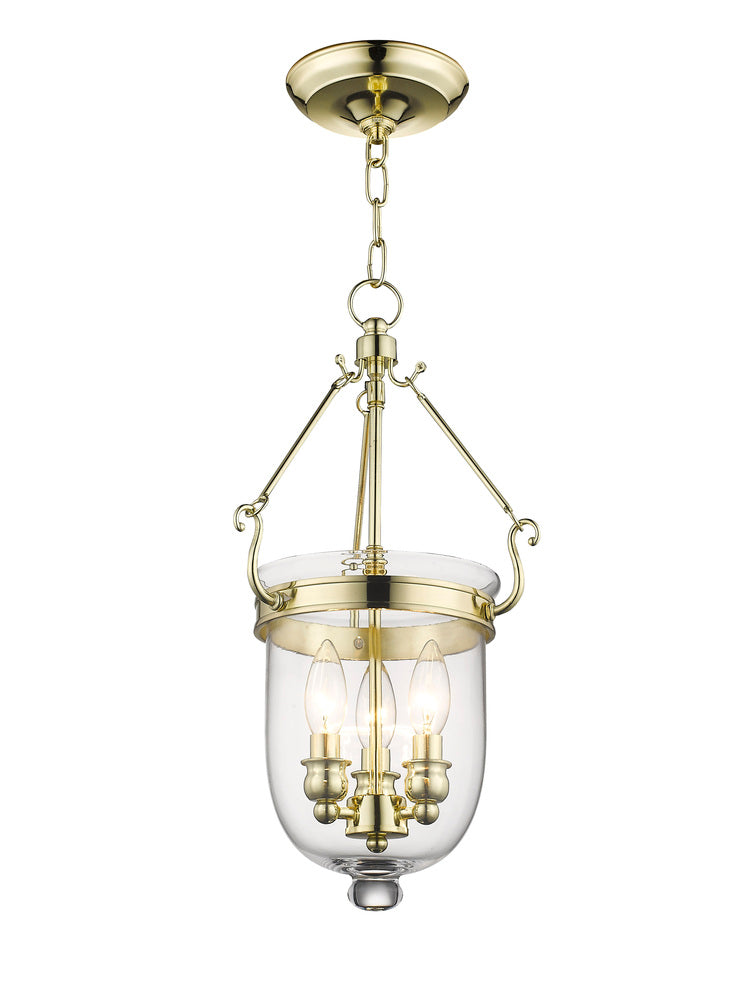 Livex Lighting JEFFERSON 5063-02 Foyer Traditional - Polished Brass