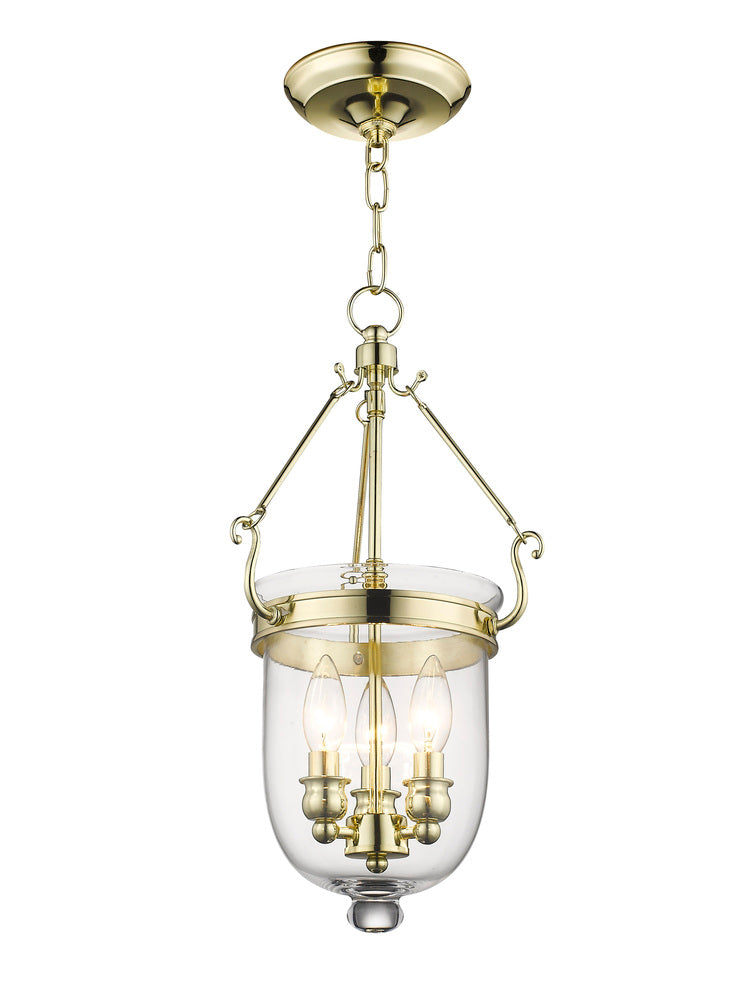 Livex Lighting JEFFERSON 5063-02 Foyer Traditional - Polished Brass