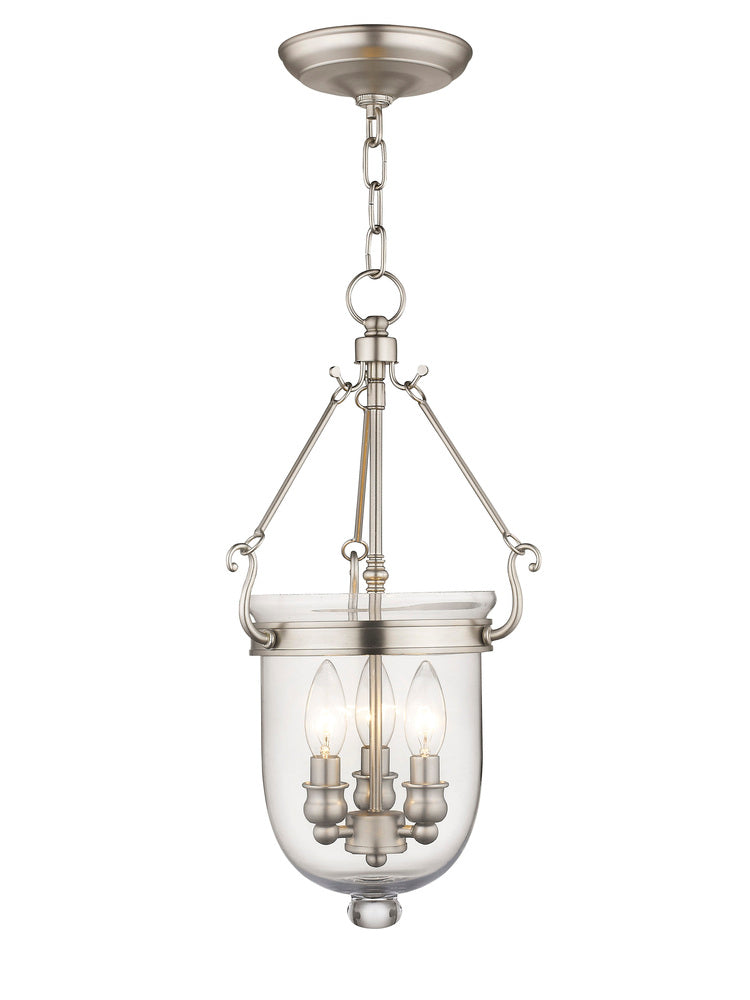 Livex Lighting JEFFERSON 5063-91 Foyer Traditional - Brushed Nickel