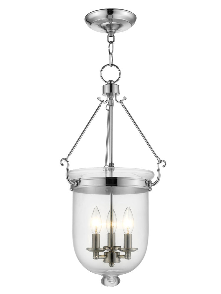 Livex Lighting JEFFERSON 5064-35 Foyer Traditional - Nickel