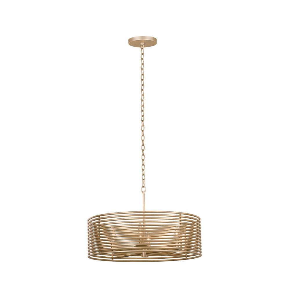 Kalco Lighting EMERY 506451MG Pendant Mid Century Modern - Modern Gold