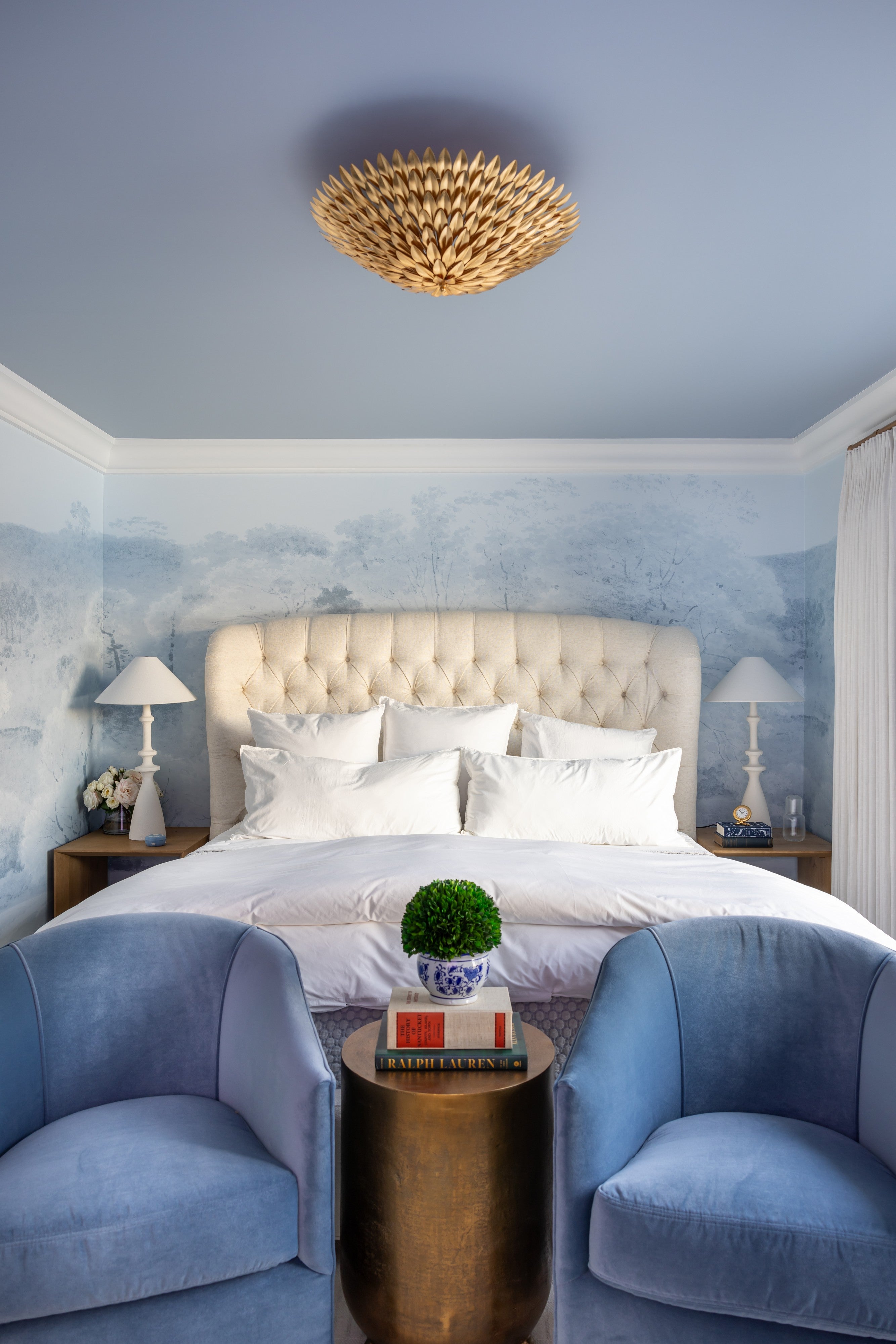 Crystorama Broche 507-GA – 24 Inch – 6 Light – Semi Flush Mount Light – Antique Gold – Damp Rated