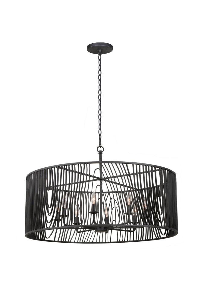 Kalco Lighting MORRE 507552BI Pendant Farm House - Black Iron