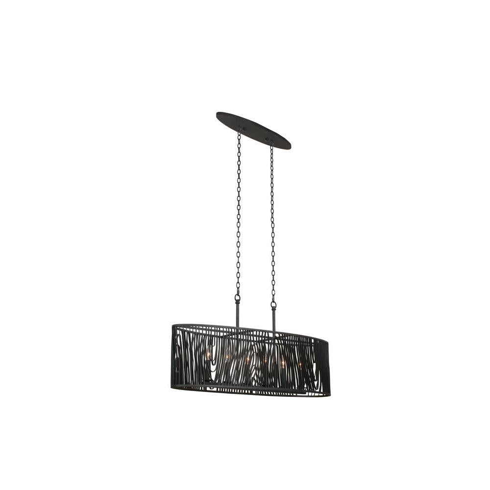 Morre 12 Inch Wall Sconce – Black Iron – 507560BI