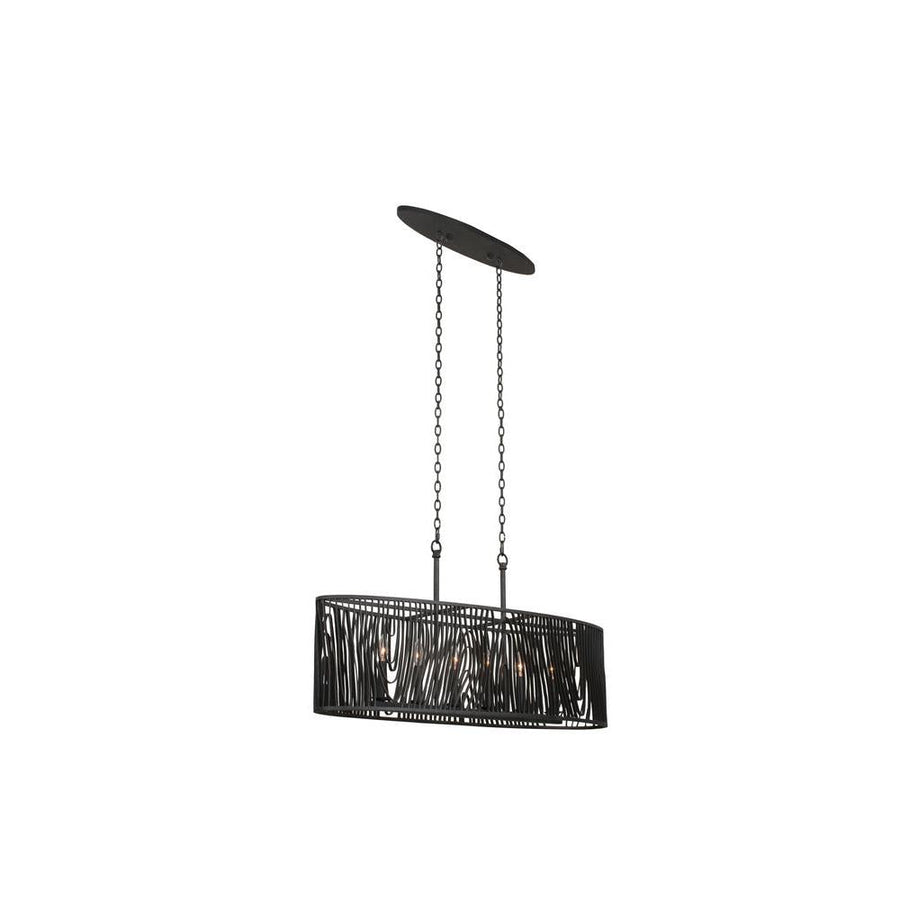 Morre 12 Inch Wall Sconce – Black Iron – 507560BI