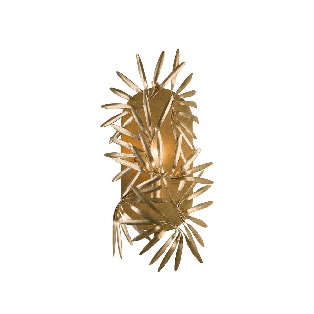 Jardin 6 Inch Wall Sconce – Oxidized Gold Leaf – 507620OL