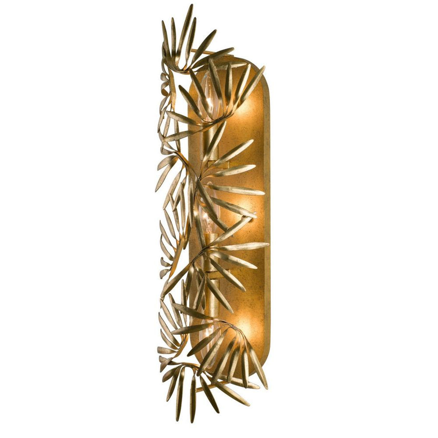 Jardin 6 Inch Wall Sconce – Oxidized Gold Leaf – 507621OL