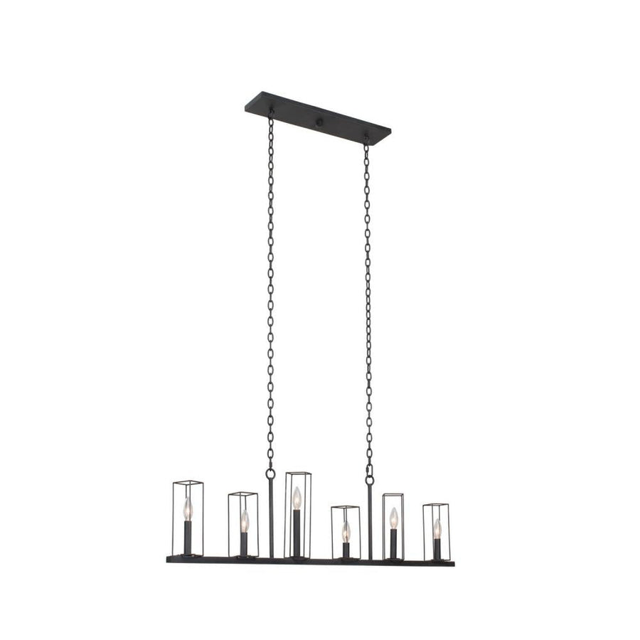 Allston 46 Inch Wall Sconce – Black Iron – 507760BI
