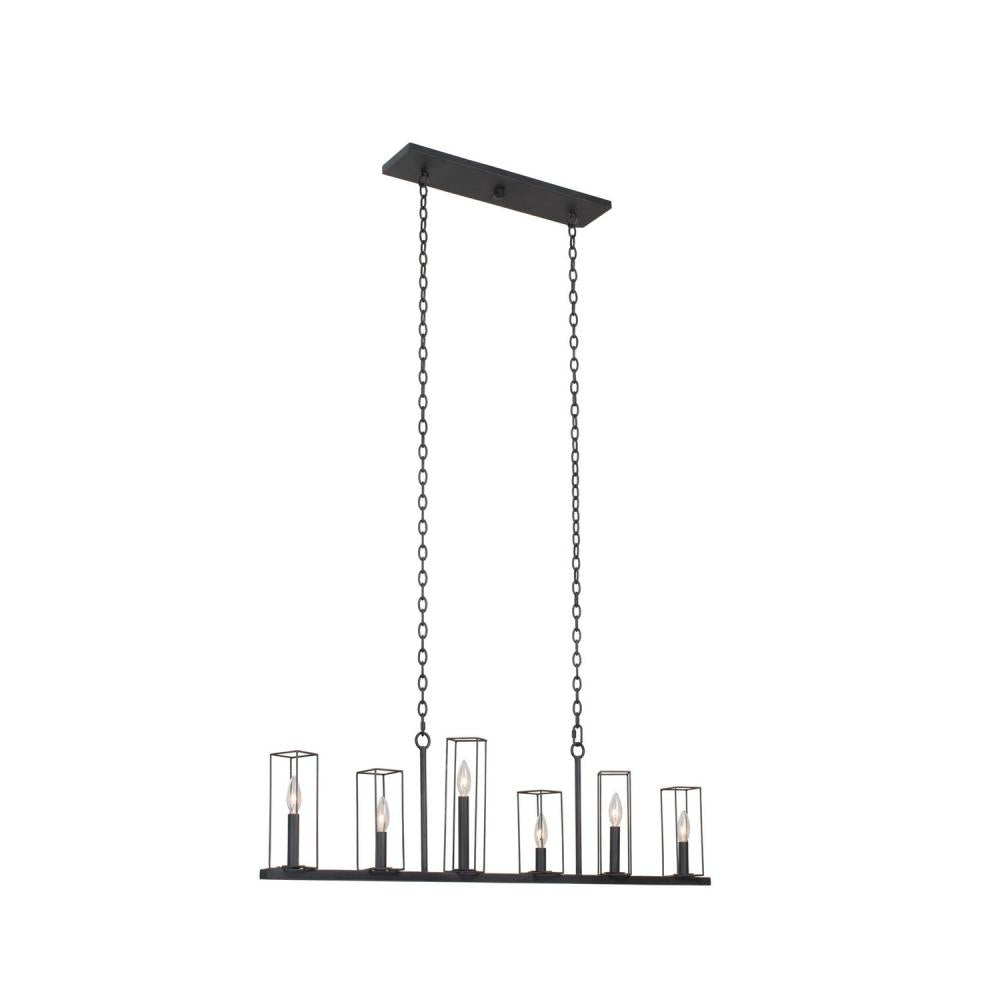Allston 46 Inch Wall Sconce – Black Iron – 507760BI