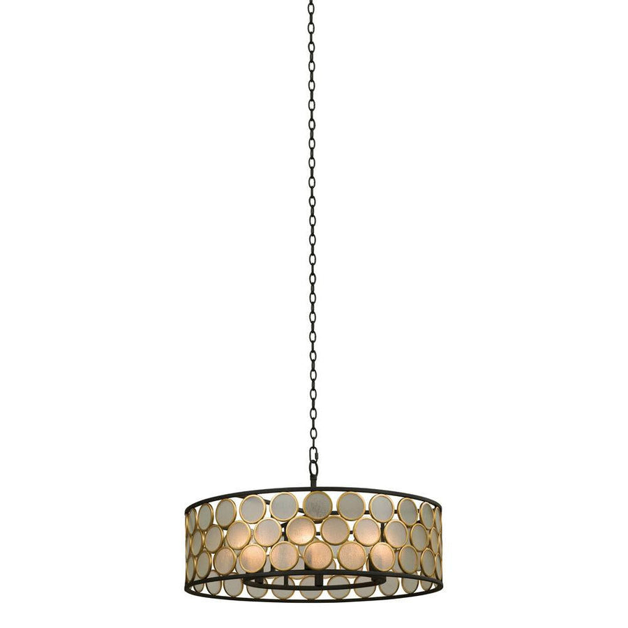 Corsa 28 Inch Pendant – Matte Black w Gold – 507950BMG