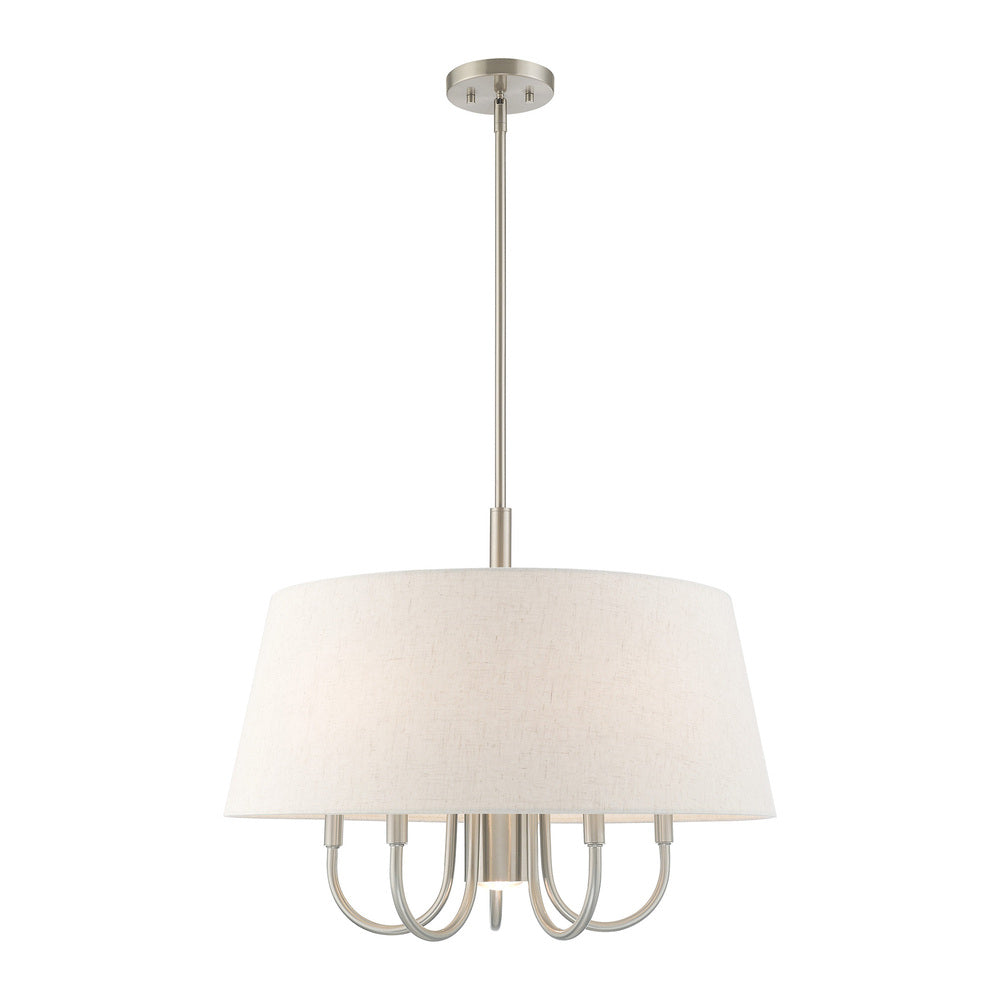 Livex Lighting BELCLAIRE 50805-91 Pendant Contemporary - Brushed Nickel