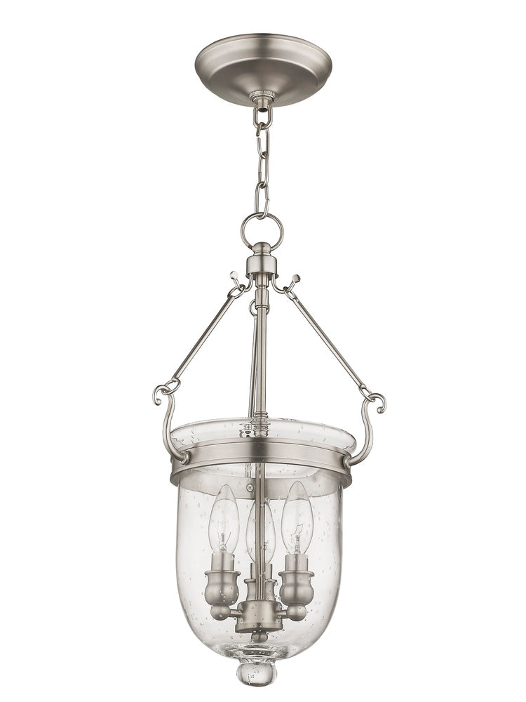 Livex Lighting JEFFERSON 5083-91 Pendant Traditional - Brushed Nickel