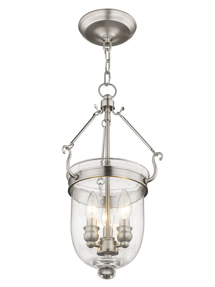 Livex Lighting JEFFERSON 5083-91 Pendant Traditional - Brushed Nickel