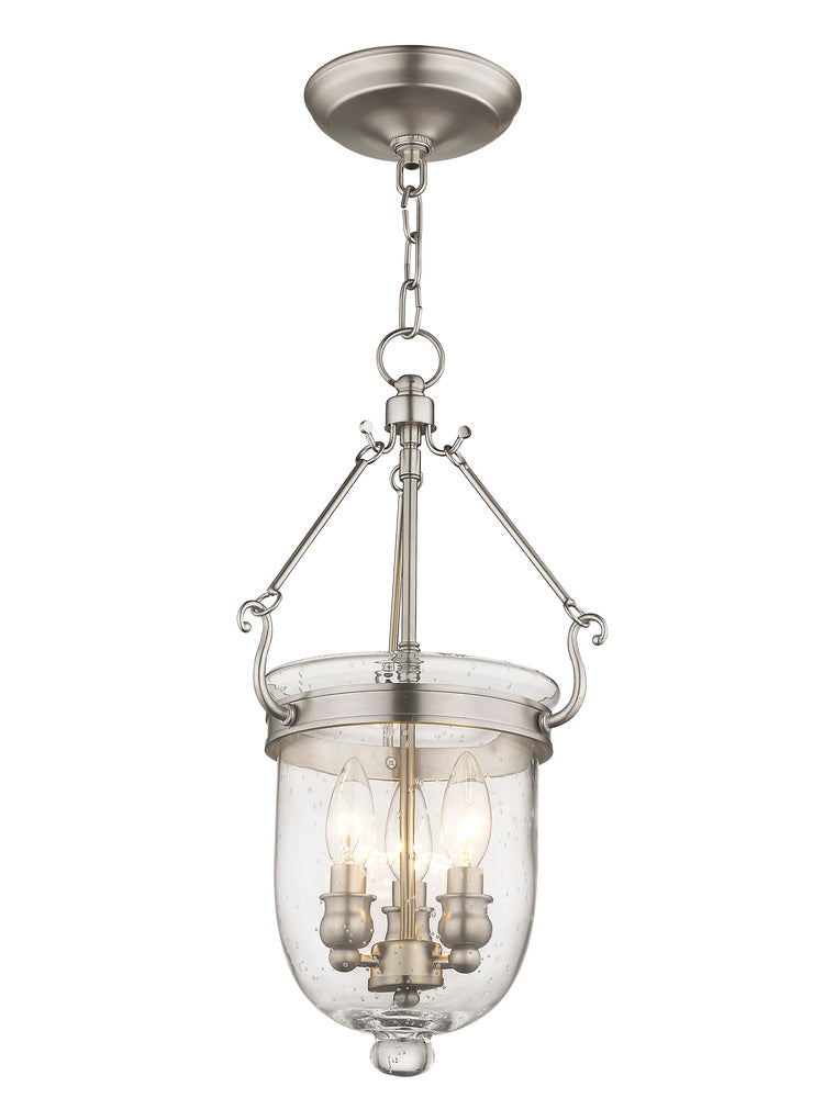 Livex Lighting JEFFERSON 5083-91 Pendant Traditional - Brushed Nickel