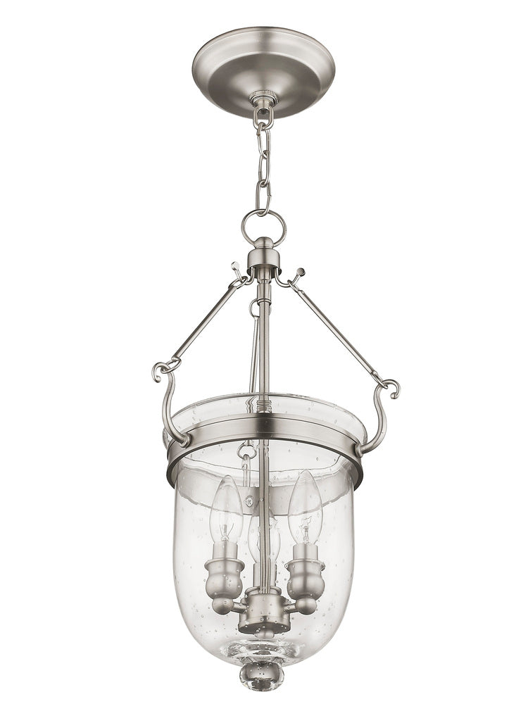 Livex Lighting JEFFERSON 5083-91 Pendant Traditional - Brushed Nickel