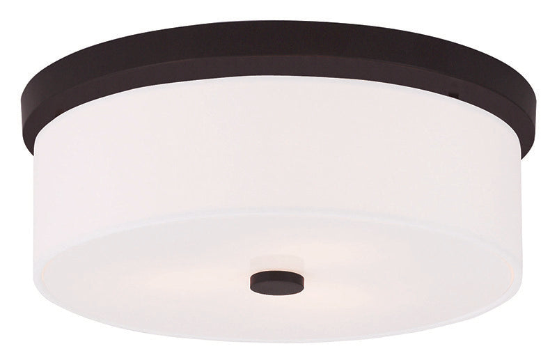 Livex Lighting MERIDIAN 50864-07 Flush Mount Casual - Bronze