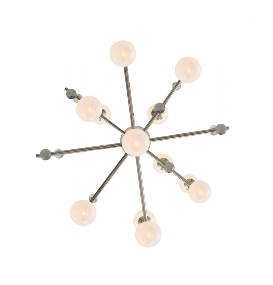 Kalco Lighting MERCER 508670PN Chandelier Mid Century Modern - Polished Nickel