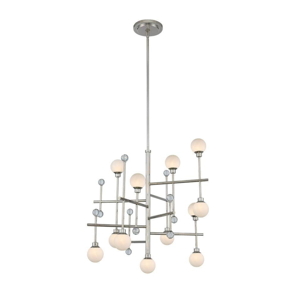 Mercer 24 Inch Chandelier – Polished Nickel – 508670PN