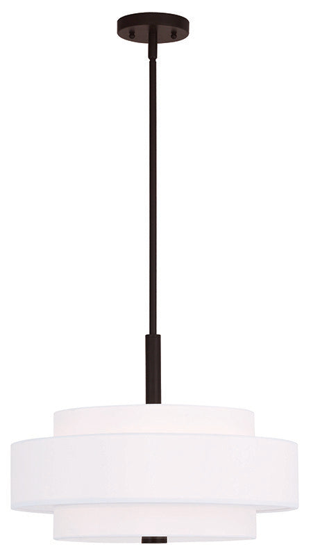 Livex Lighting MERIDIAN 50874-07 Pendant Casual - Bronze