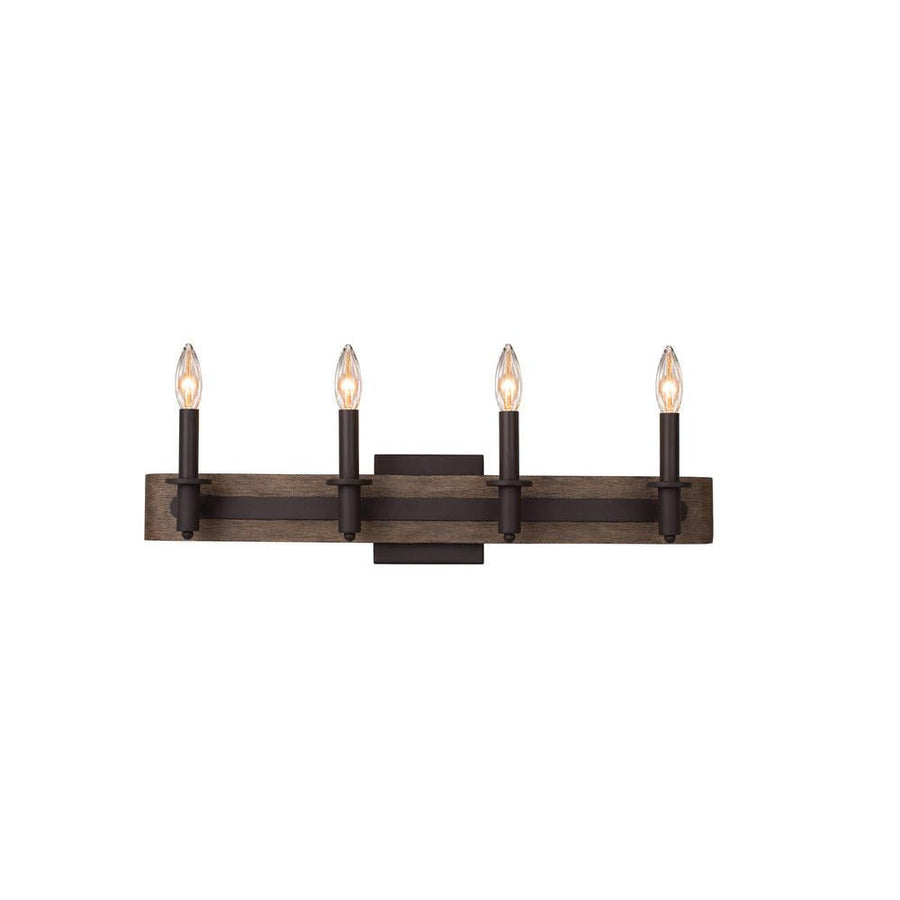 Duluth 4 Inch Bath Vanity Light – Satin Bronze – 508934SZ