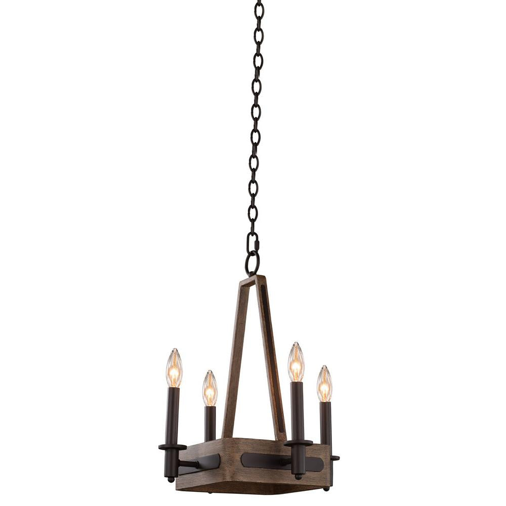 Duluth 21 Inch Chandelier – Satin Bronze – 508970SZ