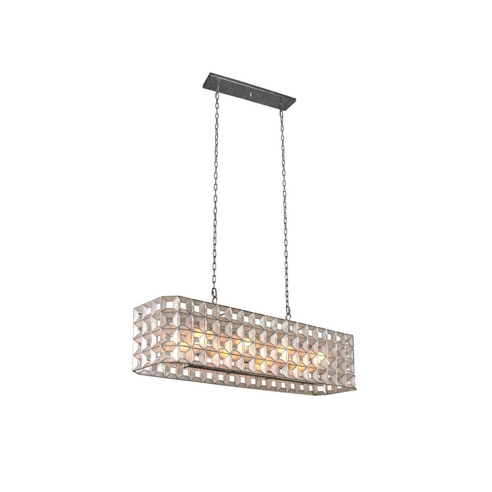 Prado 46 Inch Wall Sconce – Oxidized Silver Leaf – 509160OSL